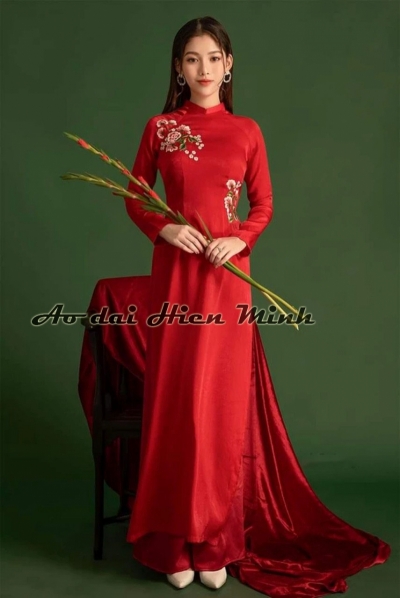 Áo dài cách tân nữ thêu tay - CÁT HỶ