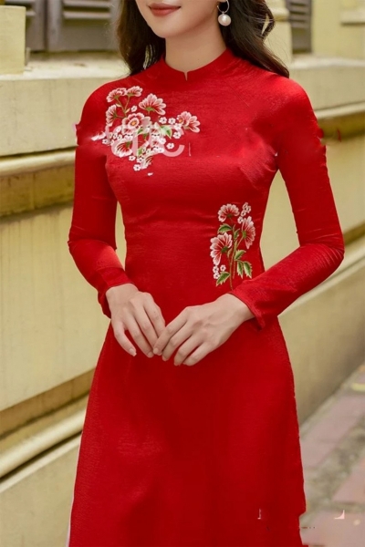 Áo dài cách tân nữ thêu tay - CÁT HỶ
