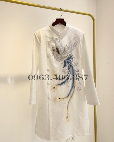 Áo dài cặp đôi nam nữ HMC147