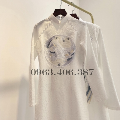 Áo dài cặp đôi nam nữ HMC147