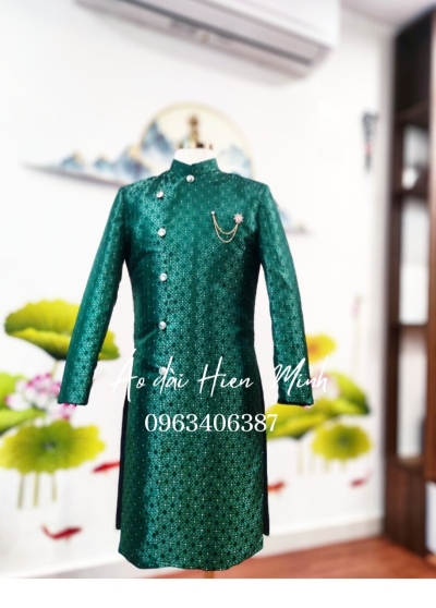 Áo dài nam Gấm cao cấp - Hạ Chí